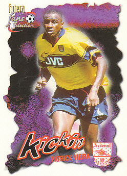 Patrick Vieira Arsenal 1999 Futera Fans' Selection #37